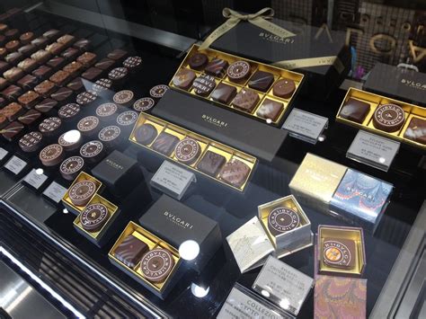 bvlgari chocolate shop.